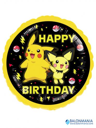 Pokemon HBD balon helijski