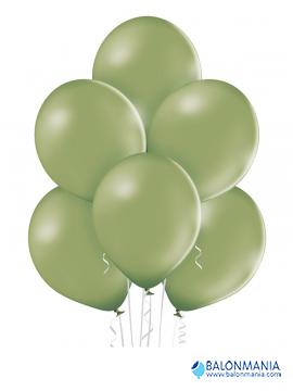 Balon zelen rožmarin pastel, lateks (50 kom)