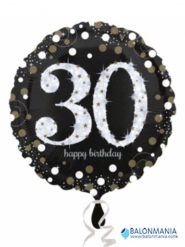 Balon 30 rojstni dan srebrni veliki
